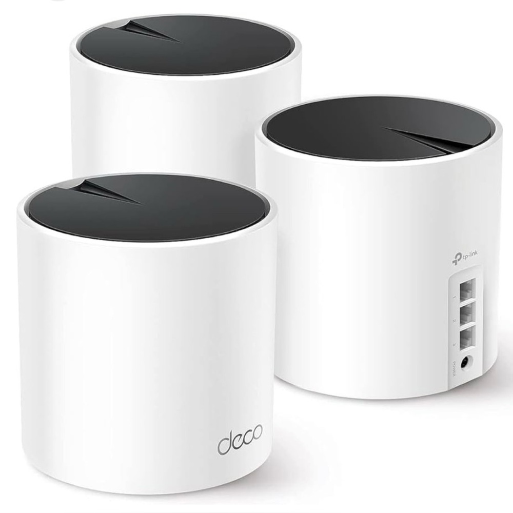 TP-Link Deco AX3000 WiFi 6 Mesh System Deco
X55- Covers up to 6500 Sq.Ft